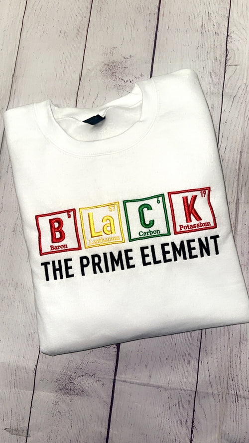 Black -Prime Element Sweatshirt