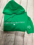 Hoodie - I wear my heart on my sleeve.