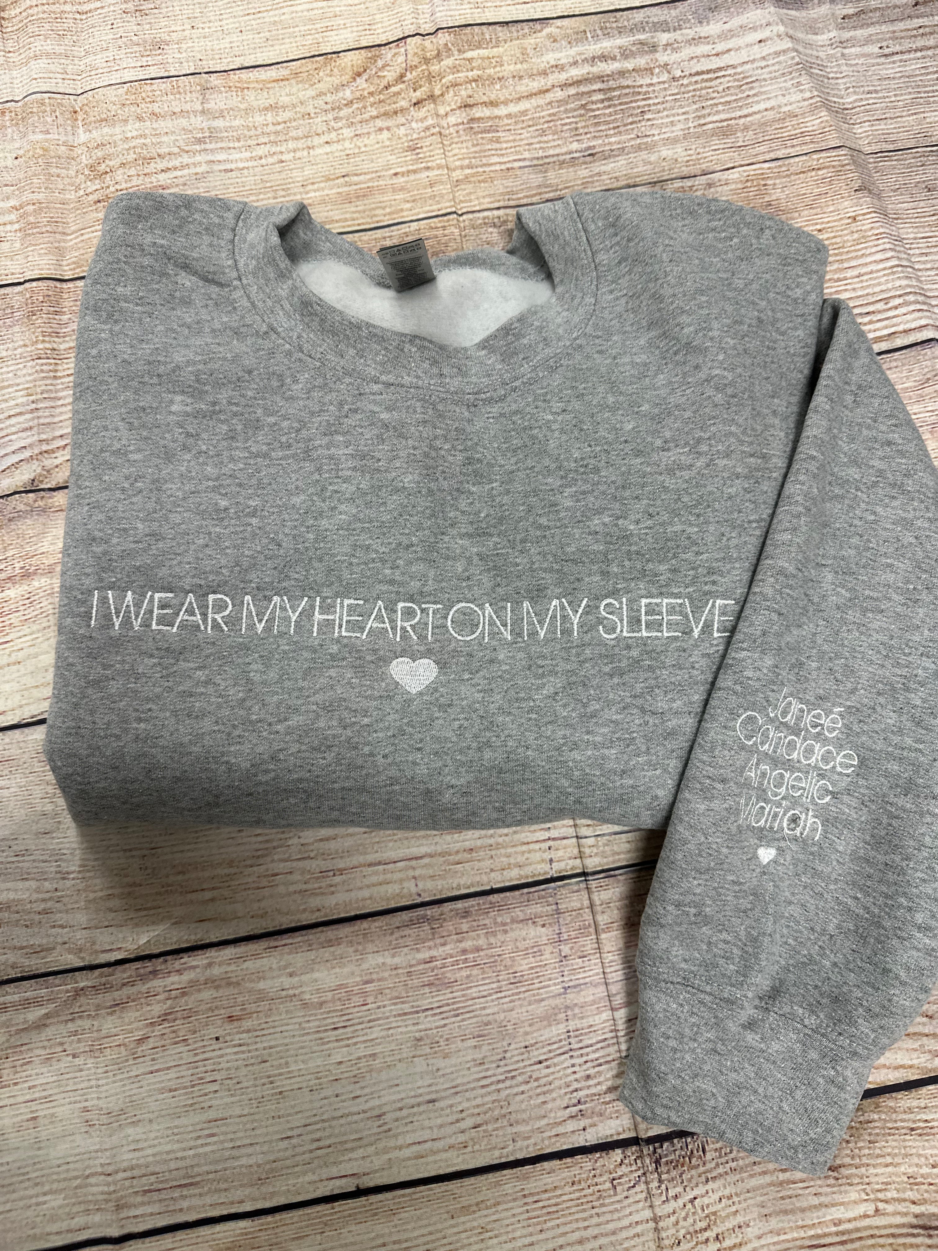 I WEAR MY HEART ON MY SLEEVE